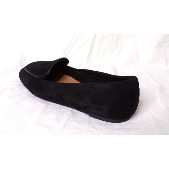 🆕 AQUATALIA Calandra Suede Loafer Flat Shoes 10 Black - Picture 15 of 16